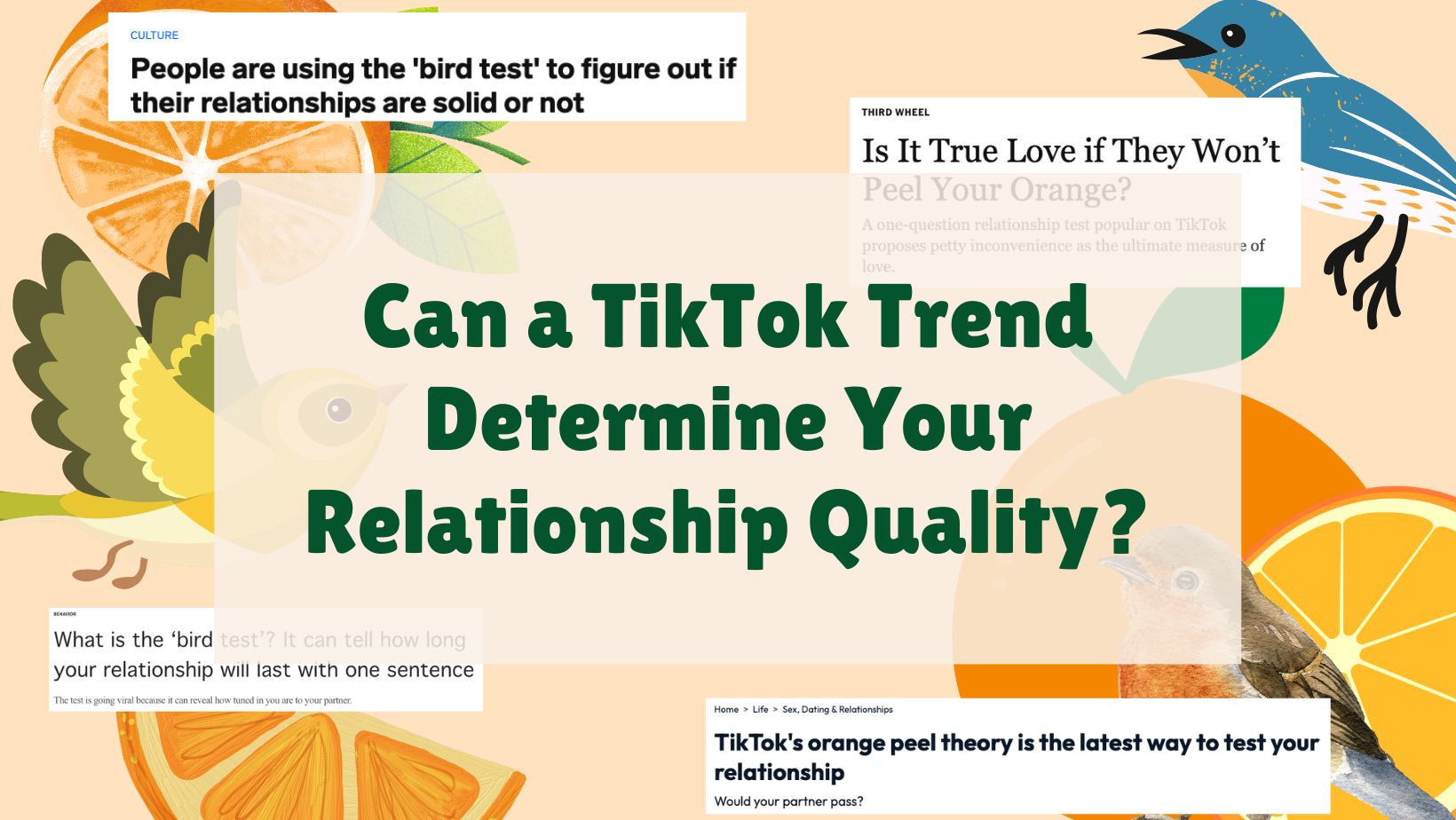 Can a TikTok Trend Determine Your Relationship Quality?