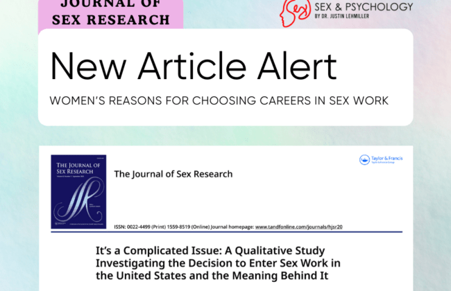 Women’s Reasons For Choosing Careers In Sex Work