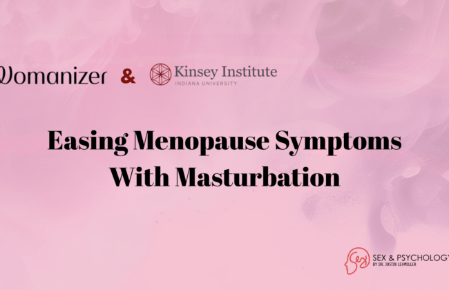 Self-Pleasure As Menopause Symptom Management